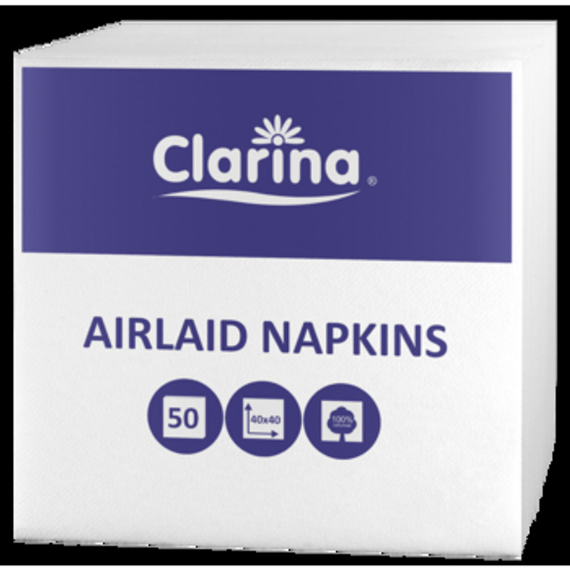 5902802561039 Serwetki AIRLAID biae 40x40 cm 50szt 14 Clarina 5490₽
