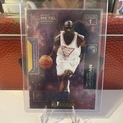 2021 SkyBox Metal Universe Champions Michael Jordan #1 Basketball Card
