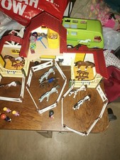 Playmobil Reiter-Hof Set 5221 6254 mit Pferden und Ponys