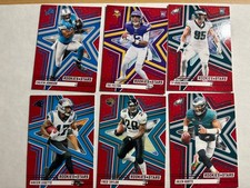 2025 Rookies & Stars Football Red Parallel Lot Of 15 Cards