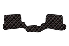 AUTO Tappetini intera posteriore per LANCIA KAPPA COUPE 97-01 Coupe NERO/ROSSO
