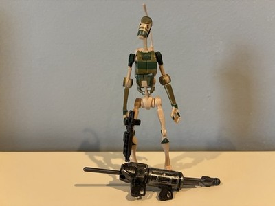 Star Wars 3.75 Hasbro The Clone Wars AAT Driver Battle Droid CW33 Loose Complete
