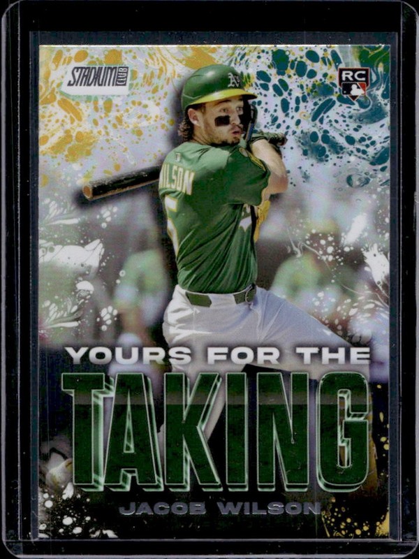 2025 Topps Stadium Club Jacob Wilson Yours For The Taking RC #YK-6 Athletics