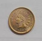 1903 Indian Head Cent - Full Liberty and 4 Diamonds - BU Condition - See Details