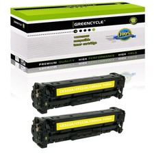 2 CE322A YL Toner Cartridge Fit For HP Color LaserJet Pro 128A CP1525N CP1525NW