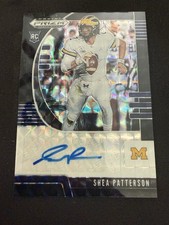 Shea Patterson 2020 Prizm Draft Picks Black Auto 1/1