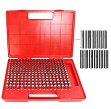 250Pcs Pin Gage M2 0.251 -0.500" Metal Gage Set Minus Class ZZ Storage Case US