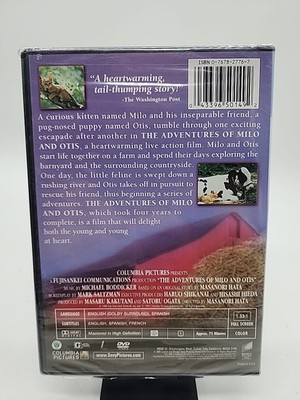 NEW Adventures of Milo and Otis DVD 1989 Family Animal Buddy Cult