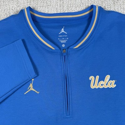 Nike Air Jordan Men's XL UCLA Bruins Blue 1/4 Zip Pullover