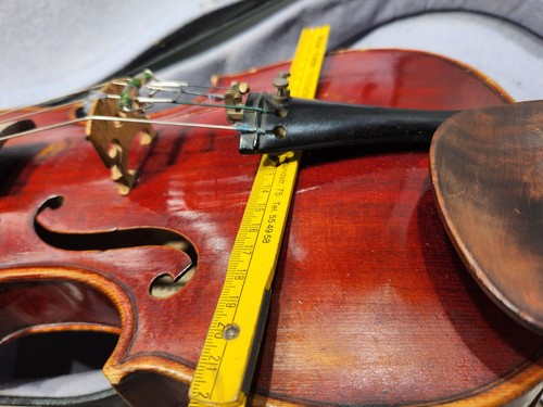 vintage Geige Bratsche / Viola  aus MITTENWALD ~ 1946 Dem Carbunescu Constr. !! - Bild 22 von 23