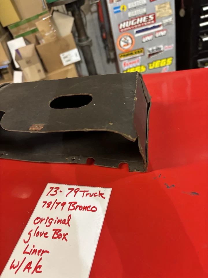 Inserto de revestimiento de guantera para Ford F-100 F-250 F-350 F-150 Bronco 1973-79 #224 Foto 4 de 4