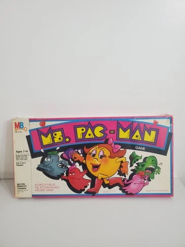 Ms. Pacman Board Game 1982 MB Milton Bradley Vintage Sealed