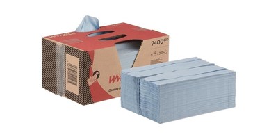 WYPALL Putztuch   L20 7400 L.ca.420 mmxB.ca.330 mm blau 2-lagig