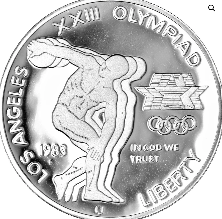 1983 United States Mint Prestige Set Commemorative Dollar Stock Photo  Bx67 S6 - Image 3 of 4