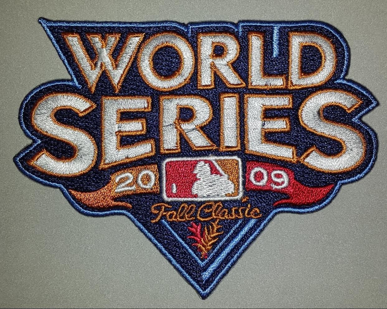 2009 WORLD SERIES NEW YORK YANKEES vs PHILADELPHIA PHILLIES MLB BASEBALL PATCH
