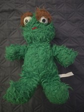 Sesame Street Oscar the Grouch Vintage Green Plush Stuffed Toy