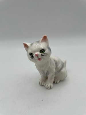Vintage Japanese Porcelain Cat Figurine