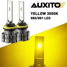 Auxito Fanless Pair Of Led 880 H27 881 885 893 899 3000k 48w Fog Light Drl Bulbs Auxito Fanless Pair Of Led 880 H27 881 885 893 899 3000k 48w Fog Light Drl Bulbs
