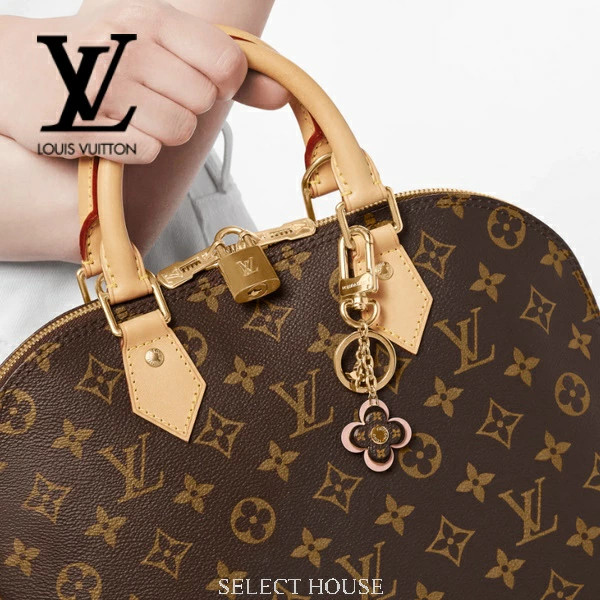 Louis Vuitton Porte Cle Blooming Flower BB Monogram Canvas Used thumbnail 2
