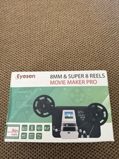 Eyesen 8mm Super 8 Reels Movie Maker Pro w/ 32GB Card New Open Box