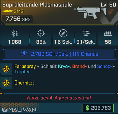(PC,Xbox,PS) Borderlands 4 - Modded Supraleitende Plasmaspule mit Farbspray