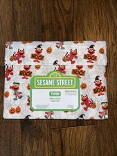 SESAME STREET ELMO HALLOWEEN TWIN SIZE SHEET SET TRICK OR TREAT NEW 2024