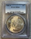 New Listing11882-S Morgan Dollar PCGS MS64