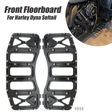 Motorcycle Floorboards MX Foot Pegs Front Footrest Pedal For Harley Softail Dyna