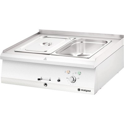 STALGAST Stalgast Elektro-Bain-Marie 2x GN 1/1, Tischgerät aus Edelstahl, Serie 