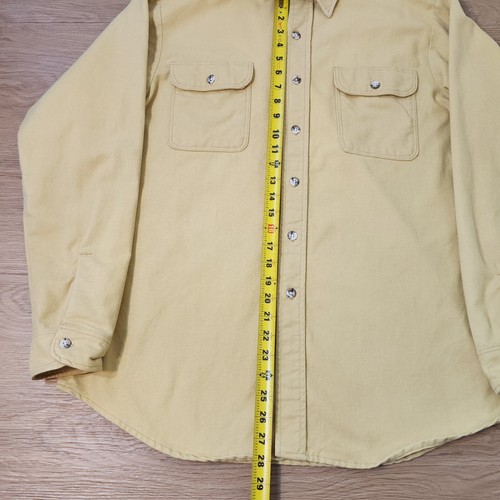 Camisa Gamuza Prentiss Exterior 100% Algodón Vintage Años 80 90 Para Hombre Grande ALTA EE. UU. - Imagen 7 de 11