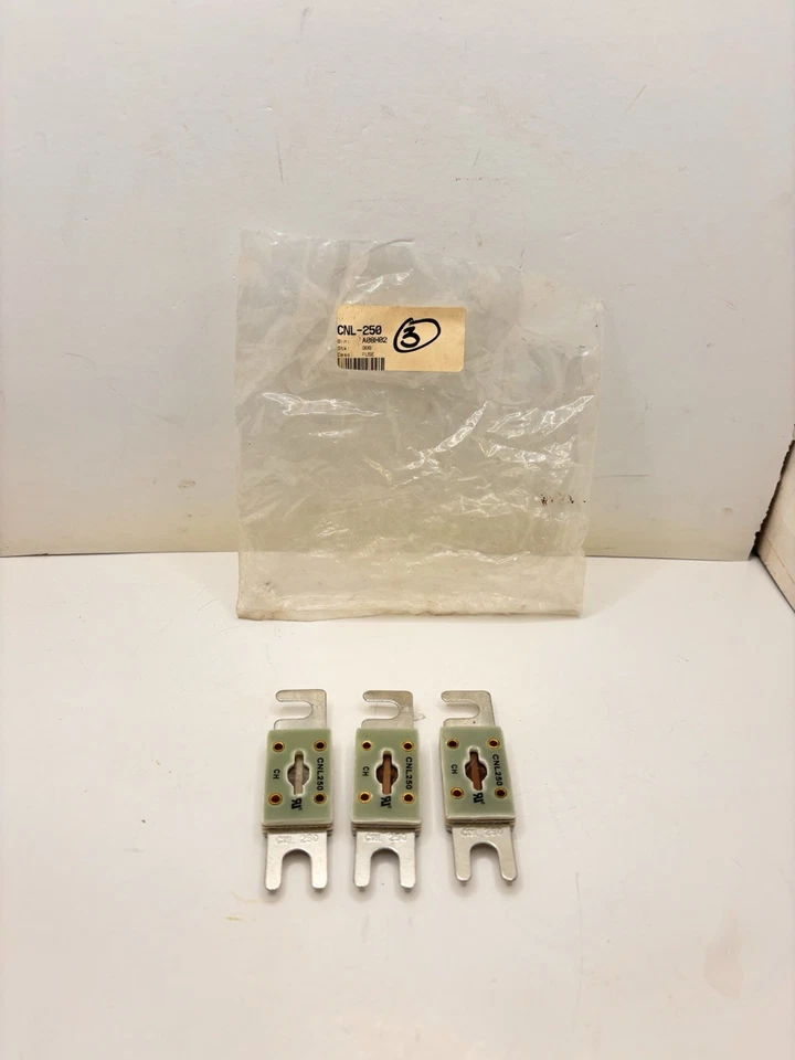 Lote de 3 fusibles automotrices CH CNL-250 nuevos Foto 2 de 3