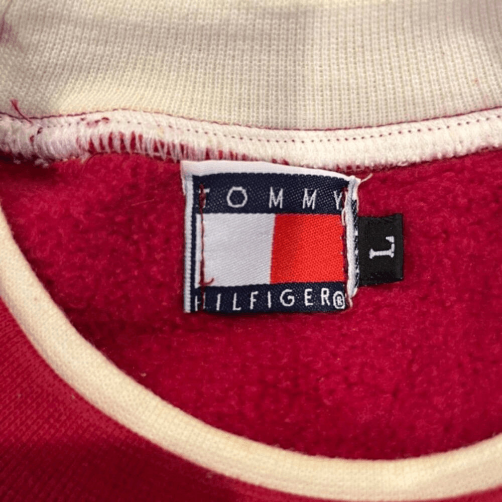 Vintage Rare Tommy Hilfiger International Games Sweatshirt Red Unisex image 7
