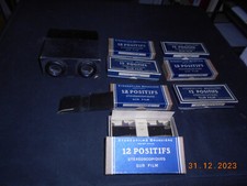 R! Antiker Stereo Bildbetrachter mit ca. 80 Stereobildern