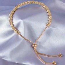 Stylish Knotted Bracelet Vintage Style 14K Plated Knotted Chain Bracelet Fashion