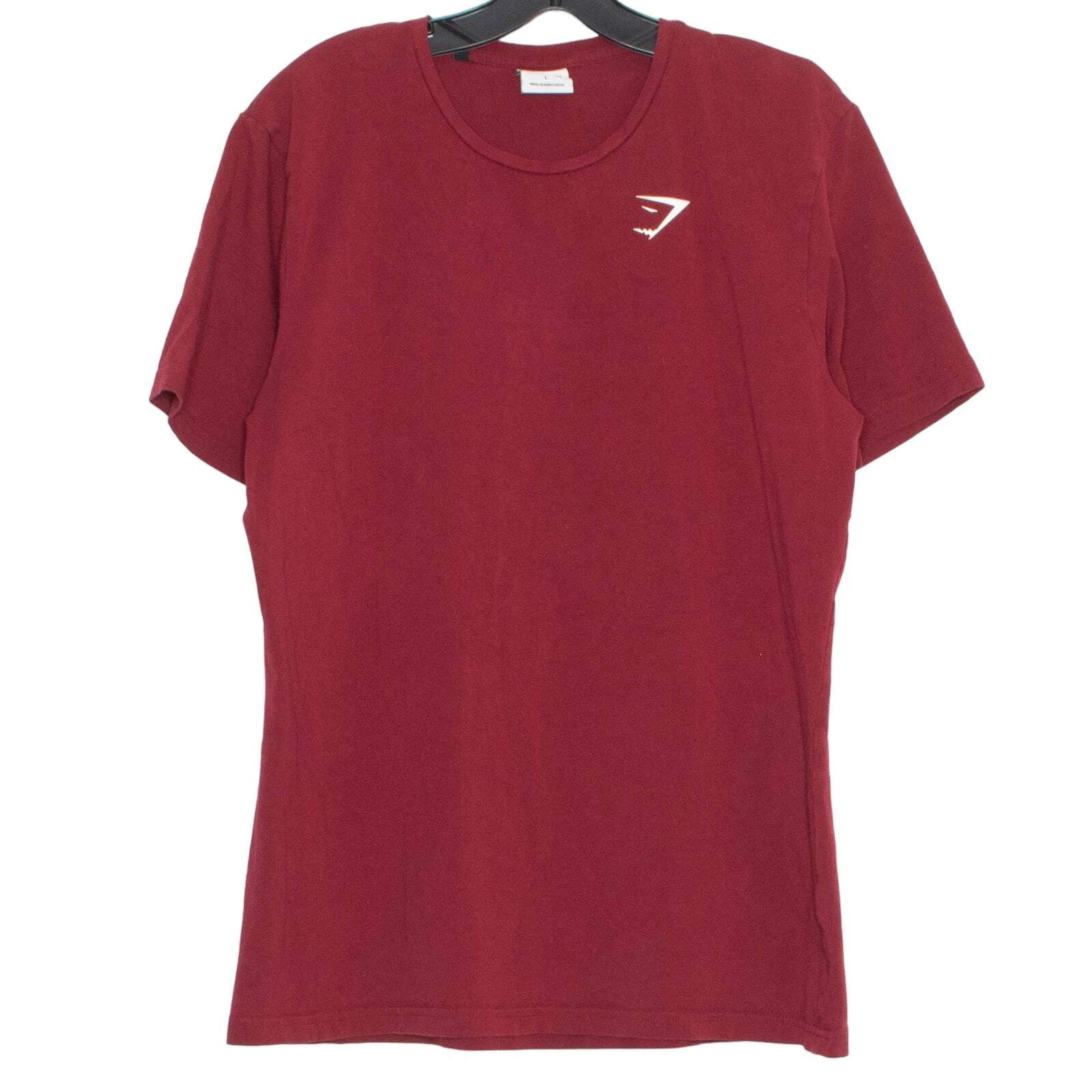 gymshark short sleeve logo activewear athletic shirt