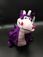 2011 Shiny Purple 16" Dragon Toy Factory Dragon Stuffed Animal Plush w tags
