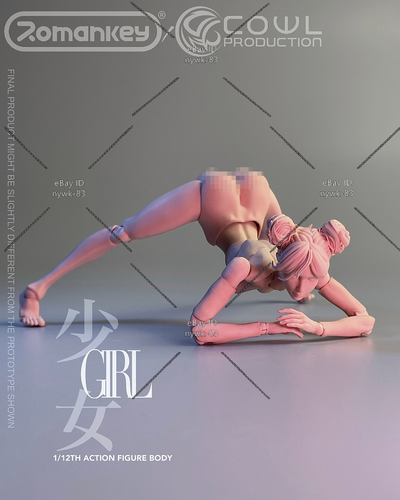 Romankey 1/12 Female Super Flexible Girl Joint Body 15.8cm Soldier Action Figure - Picture 4 of 22