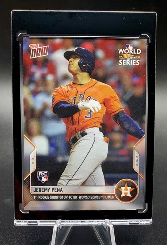 2022 TOPPS NOW JEREMY PENA RC #1152 1st Rookie SS World Series Homer!