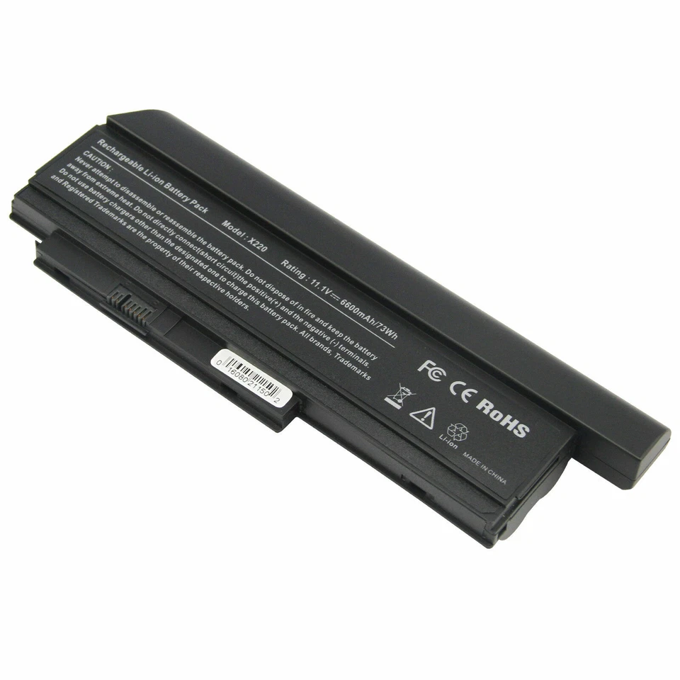 Batería para Lenovo ThinkPad X220 X220i 0A36282 0A36283 0A36307 6600mAh 9 celdas Foto 4 de 4