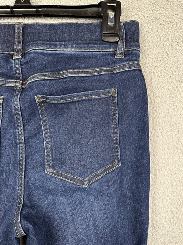 Spanx Clean Indigo Bootcut Trouser Pull On Jeans Stretch Womens Size M Dark Blue - Bild 7 von 8