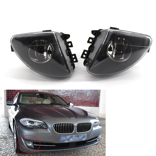 Luz antiniebla izquierda y derecha con bombilla para BMW Serie 5 F10 528i 535i 550i 2011 2012 2013 - Imagen 2 de 16