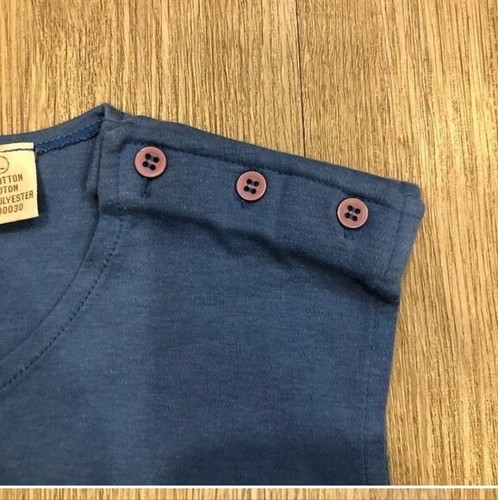 Canotta PIERRE BALMAIN vintage blu cotone guscio L adatta a M - Foto 5 di 10
