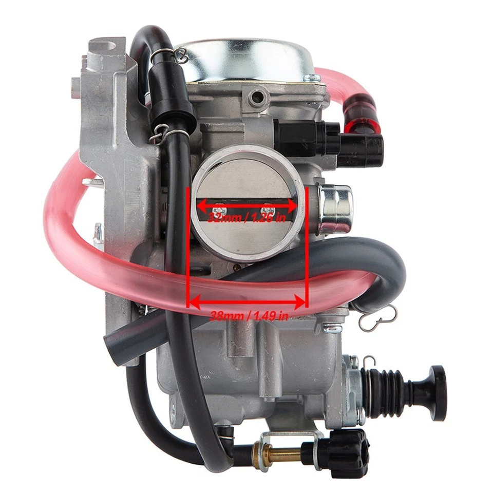 Carburetor For Kawasaki Bayou 400 KLF 400 KLF400B 1993 1994 1995-1999 4X4 ATV Foto 3 de 4
