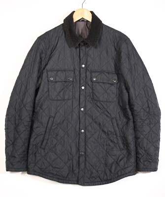 Barbour Akenside Quilt Jacket Snap Mens size M