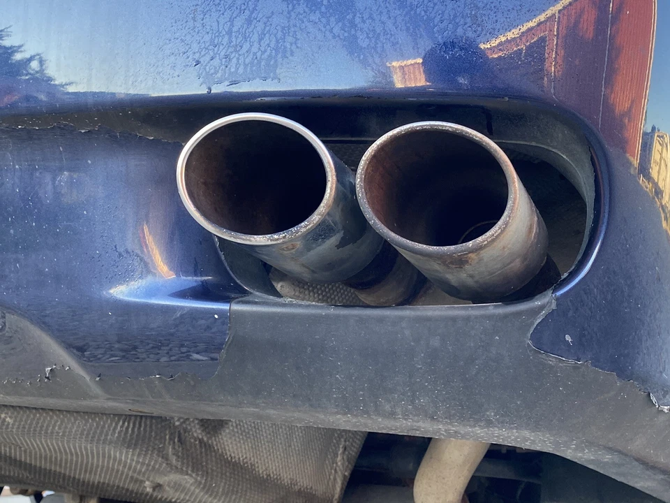 M139 MASERATI 03-12 QUATTROPORTE ВЫХЛОПНОЙ ЗАДНИЙ ГЛУШИТЕЛЬ наконечники комплект - Изображение 4 из 4