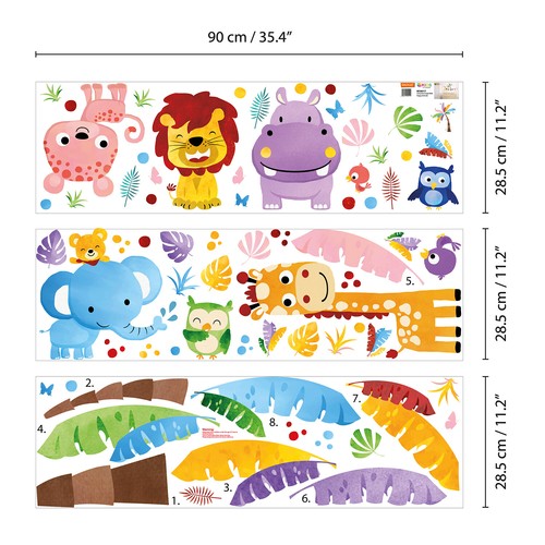 Wall Sticker Decals for Kids and Adults Bedroom Playroom Animals Living Room DIY - Picture 737 of 864