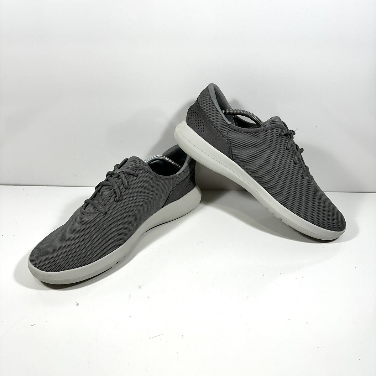 Kizik Madrid Eco Mens Sneakers Gray Knit 12 Lace Up Comfort Casual Walking Shoes Men main image 2