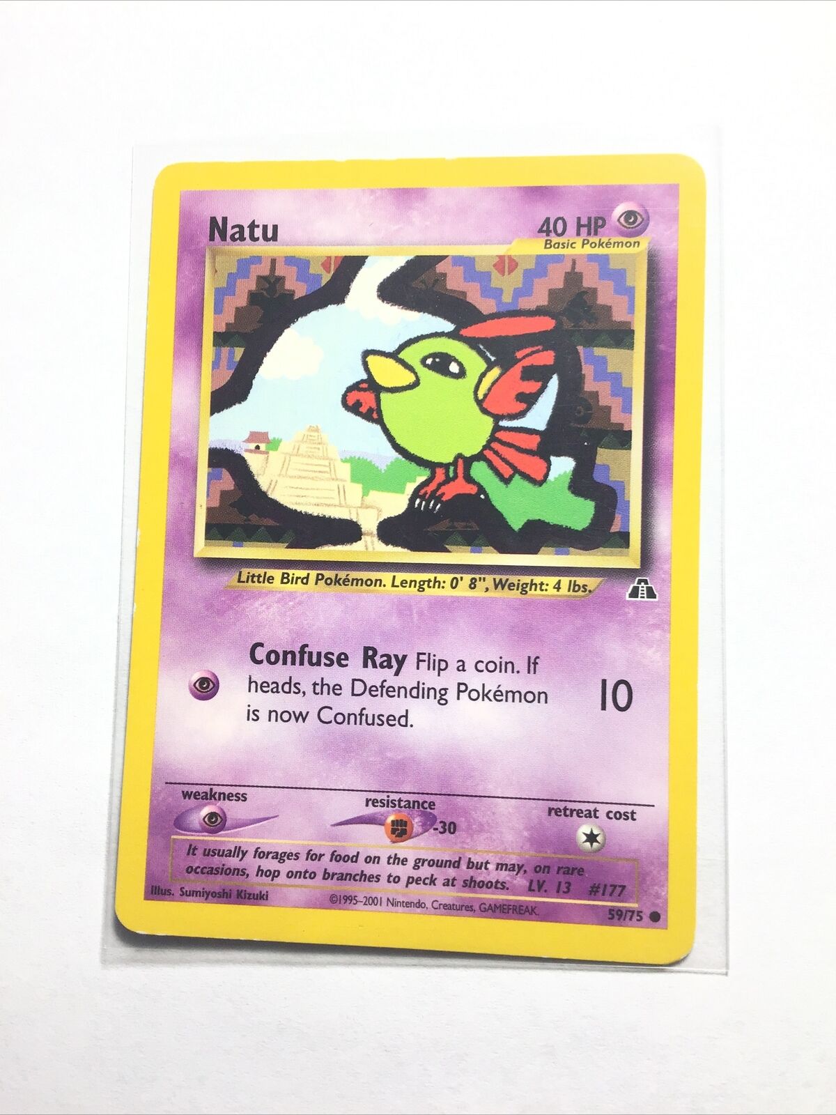 NATU - 59/75 - Neo Discovery - Pokemon Card - LP