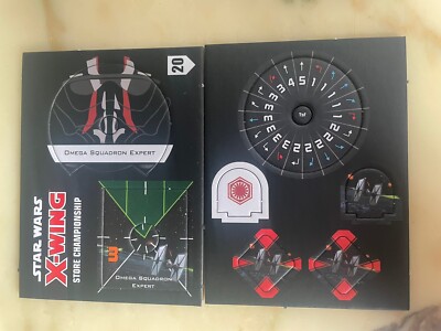 Star Wars X-Wing * Omega Squadron Expert * Punchboard & Acryl Card Promo * SC