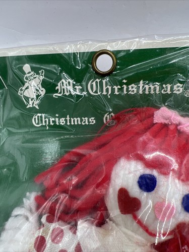 Vintage Mr Christmas Yarn Rag Doll Christmas Ornament NOS Original Package - Picture 4 of 6